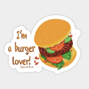 Burger lover Sticker
